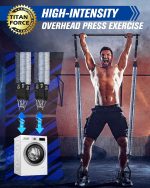 Upgraded Pilates Bar Kit with Resistance Bands Natural Latex for Women & Men, Heavy-Duty Stainless Steel Multifunctional Yoga Pilates Stick for Home Gym Exercise Fitness Equipment Full-Body Workouts - Image 3