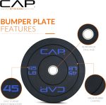 CAP Barbell Rubber Olympic Bumper Plate | Multiple Options - Image 4