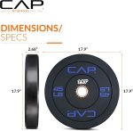 CAP Barbell Rubber Olympic Bumper Plate | Multiple Options - Image 5