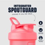 BlenderBottle Classic V2 Shaker Bottle Perfect for Protein Shakes and Pre Workout, 28-Ounce, Light Pink - Image 3