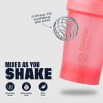 BlenderBottle Classic V2 Shaker Bottle Perfect for Protein Shakes and Pre Workout, 28-Ounce, Light Pink - Image 4