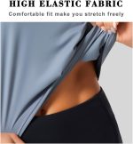Dragon Fit Athletic Tank Tops for Women Sleeveless Workout Cool T-Shirt Running Short Tank Crop Tops - Image 3