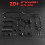 All-in-One Smith Machine Home Gym. 2200LBS Squat Rack Power Cage with LAT Pull-Down, Cable Systems & Leg Hold-Down - Image 6