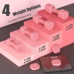 Adjustable Dumbbell Set of 2, Sportneer 4 in 1 Free Weights Dumbbells for Women Man, Each 2lb 3lb 4lb 5lb Fast Adjust Weights with TPU Soft Rubber Handle for Home Gym Exercise Training - Image 5