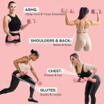 Adjustable Dumbbell Set of 2, Sportneer 4 in 1 Free Weights Dumbbells for Women Man, Each 2lb 3lb 4lb 5lb Fast Adjust Weights with TPU Soft Rubber Handle for Home Gym Exercise Training - Image 6