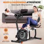 Recumbent Exercise Bike for Home 16 Levels Magnetic Resistance Stationary Bikes for Adults Seniors with Smart APP, LCD Monitor, Heart Rate Handle, Adjustable Seat & Backrest, 400lbs Weight Capacity - Image 5