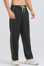 DWUGD'L 3Pack Men's Lightweight Sweatpants with Pockets Open Bottom Athletic Pants for Workout,Jogging,Gym,Running,Training - Image 3