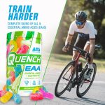 QUENCH EAA Aminos + Electrolytes - Complete Blend of 9 EAAs - 10g Total Amino Acids - Vitamins, Antioxidants, Electrolytes - ZERO Sugar, Carbs, Calories (Sour Gummy Blast) - Image 5