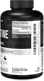 Jacked Factory Creatine Monohydrate Capsules - Canadian-Owned Supplement for Muscle Growth, Increased Strength, Enhanced Energy Output, and Improved Athletic Performance - 150 Pills - Image 6