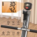 Rowing Machine for Home Use, LUBBYGIM Rowing Machine Foldable Rower with LCD Monitor & Comfortable Seat Cushion, Hyper-Quiet & Smooth - Upgraded Version with 300 LBS Weight Capacity - Image 4