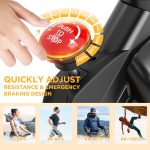 SogesPower Exercise Bike Indoor Cycling Bike Stationary Cycle Bike Fitness Bike for Home Gym Silent Belt Drive with Phone Ipad Mount &Comfortable Seat Cushion - Image 6