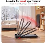 RHYTHM FUN Incline Foldable Treadmill, Walking Pad Treadmill with Incline, 300 lbs Portable Treadmills with Handles for Home Office Use, Under Desk Compact Walking Pad - Image 4
