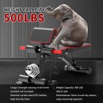 Adjustable Weight Bench,Utility Workout Bench Load 500LBS Foldable Incline Decline Benches for Home Gym Beginners and Enthusiasts muscle Building Fitness - Image 3