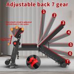 Adjustable Weight Bench,Utility Workout Bench Load 500LBS Foldable Incline Decline Benches for Home Gym Beginners and Enthusiasts muscle Building Fitness - Image 5