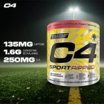 Cellucor C4 Ripped Thermogenic Pre Workout Powder - Informed-Choice Certified Preworkout Energy & Fat Metabolism - Strawberry Watermelon, 30 Servings - Image 3