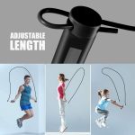 Jump Rope, Digital Weighted Handle Workout Jumping Rope with Calorie Counter for Training Fitness, Adjustable Exercise Speed Skipping Rope for Men, Women, Kids, Girls - Image 4