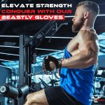 BEAST RAGE Workout Gloves for Men and Women, Fingerless Weight Lifting Glove with Palm Protection Padding, Breathable and Lightweight Gym Gloves for Weightlifting, Cycling Pull Up - Image 5