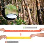 Resistance Bands for Working Out, Exercise Bands with 5 Resistance Levels Fit for Home Fitness, Strength Training, Natural Latex Resistance Band Include Instruction Guide and Carry Bag. - Image 5