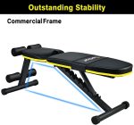Adjustable Weight Bench, Foldable Workout Benches for Home Gym, 10 Backrest Position Exercise Bench for Strength Training, Upgraded Thickened Steel Support Max Capacity 700LBs - Image 6