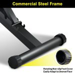 Adjustable Weight Bench, Foldable Workout Benches for Home Gym, 10 Backrest Position Exercise Bench for Strength Training, Upgraded Thickened Steel Support Max Capacity 700LBs - Image 7