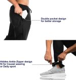 BROKIG Mens Jogger Sport Pants, Casual Gym Workout Sweatpants with Double Pockets - Image 5
