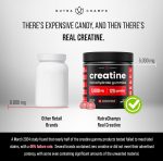 Creatine Monohydrate Gummies 5000mg | Chewable Gummies for Men & Women | Sugar-Free Chewable Creatine Gummy Supplement for Muscle Recovery, Performance & Strength | 120 Gummies | 1250 mg Per Gummy - Image 5