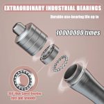 Speed Jump Rope for Fitness - Skipping Rope for Women Men Exercise with Adjustable Length Jumping Rope and Alloy & Silicone Handles Suitable for Workout Boxing Home Gym - Image 3