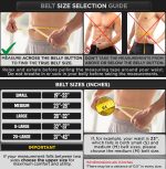 RDX Weight Lifting Belt for Fitness Gym - Adjustable Leather Belt with 6 inches Padded Lumbar Back Support - Great for Bodybuilding, Training, Powerlifting, Deadlifts Workout & Squats Exercise - Image 3