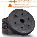 Yaheetech Adjustable Dumbbells Weight Set 33LB/44LB/66LB Dumbbell Weights Exercise & Fitness Equipment w/ 4 Spinlock Collars for Women & Men Gym Home Strength Bodybuilding Training - Image 5