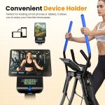 OWLSKY Air Walk Elliptical Exercise Machine for Home Gym – Full-Body Cardio Cross Trainer Glide Exercise with LCD Monitor, Device Holder, Low-Impact Workout, Full Body Fitness Equipment 400LBS - Image 6