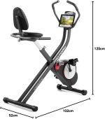 Proform's Exercise Bike X-Bike Duoby Fitness Factory, Stationary bike for home workout with cushioned seat and space saver design and 250 lb weigh capacity for your home gym exercise - Image 7