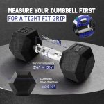 Yes4All Kettlebells Grip, Dumbbell Grip Handle, Convert Dumbbells into Kettlebell for Home Gym, Kettlebell for Weights Plate - Image 3