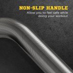 Soozier 50LBS Barbell Weight Set, Adjustable Weights for Home Gym with Curl Bar and Non-slip Handle, for Women and Men Weight Lifting Training - Image 5