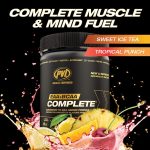 PVL EAA+BCAA COMPLETE – Essential Amino Acid Supplement with BCAAs, Electrolytes & B-Vitamins – Pre, Intra or Post Workout Powder – Keto & Vegan Friendly – Sweet Iced Tea, 30 Servings - Image 4