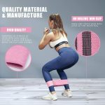 Polygon Resistance Exercise Bands, Polygon Fabric Non Slip Hip Bands for Squats, Legs, Butt, Thigh and Hip Workout, Thick Wide Fitness Loop for Men & Women. Workout Guide Included (Set of 3) - Image 3