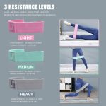 Polygon Resistance Exercise Bands, Polygon Fabric Non Slip Hip Bands for Squats, Legs, Butt, Thigh and Hip Workout, Thick Wide Fitness Loop for Men & Women. Workout Guide Included (Set of 3) - Image 5