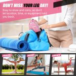 Resistance Bands with Ankle Straps, Ankle Weights Bands for Working Out, Exercise Band for Women Leg and Glute, Booty Workout Equipment for Kickbacks,Butt and Hip Training, Home Gym Fitness Equipment - Image 6