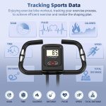 Exercise Bike,MOSUNY 2026 New Foldable Stationary Bike with 16 Levels Magnetic Resistance, Folding Exercise Bicycles with 10DB Near-Silent with, 350LBS Capacity,Comfortable Seat Backrest - Image 5