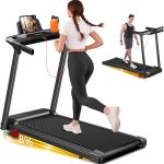 Treadmill with Handle，3.0HP Treadmills for Home Small Spaces,Portable Foldable Treadmills with 350 LBS Capacity，Compact Walking Treadmills with LED Display - Image 8