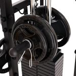 Altas Strength Smith Machine with Lever Arms Pulley Ratio 2:1 Squat Rack Pull Up Bar Upper Body Strength Training Leg Developer Light Commercial Home Gym Strength Training 3061B - Image 5