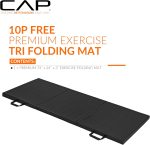 CAP Barbell Folding Anti-Tear Exercise & Gymnastics Balance Mat – Multi-Purpose Fitness, Aerobics, & Training | Multiple Options - Image 3