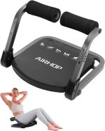 AIRHOP Ab Machine, Sit Up Exercise Equipment for Ab Workout, Abdominal Exercise Equipment with 3 Adjustable Resistance and Automatic Rebound, Adjustable Ab Trainer Machine for Home Gym - Image 2