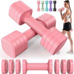 Adjustable Dumbbell Set of 2, Sportneer 4 in 1 Free Weights Dumbbells for Women Man, Each 2lb 3lb 4lb 5lb Fast Adjust Weights with TPU Soft Rubber Handle for Home Gym Exercise Training - Image 2