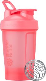 BlenderBottle Classic V2 Shaker Bottle Perfect for Protein Shakes and Pre Workout, 20-Ounce, Light Pink - Image 2