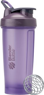 BlenderBottle Classic V2 Shaker Bottle Perfect for Protein Shakes and Pre Workout, 28oz, Full Color Purple - Image 2