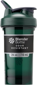 BlenderBottle Shaker Bottle Pro Series Perfect for Protein Shakes and Pre Workout, 24-Ounce, Full-Color Green - Image 2