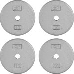 CAP Barbell Standard 1-Inch Cast Iron Weight Plates - Singles & Sets | 1.25-50 lbs | Multiple Options - Image 2