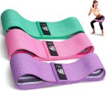 CFX Resistance Bands 3 Sets, Premium Exercise Loops with Non-Slip Design for HIPS & Glutes, 3 Resistance Level Workout Booty Bands for Women and Men - Image 2
