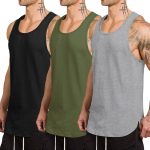 COOFANDY Men's 3 Pack Workout Tank Top Gym Muscle Tee Fitness Bodybuilding Sleeveless T Shirts - Image 2