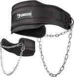 DMoose Fitness Dip Belt for Weight Lifting, Squats & Weighted Dips - 36" Steel Chain & Comfortable Neoprene Padding Supports 350lbs, Gym Weight Belt for Pull Ups for Strength Training Workout - Image 2